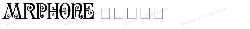 MRPHONE 1字体转换